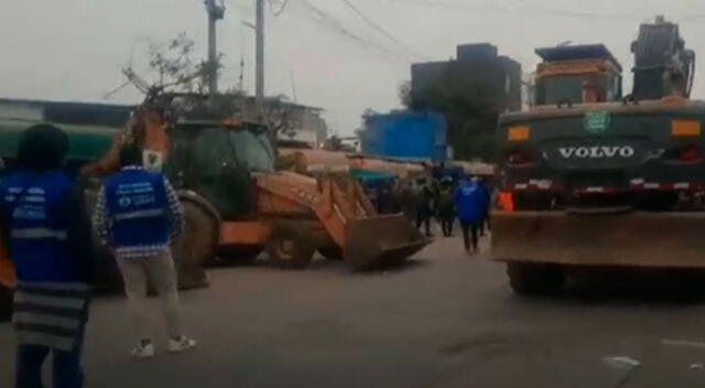 Desalojan a comerciantes de mercados de Surco por obra de Vía Expresa Sur