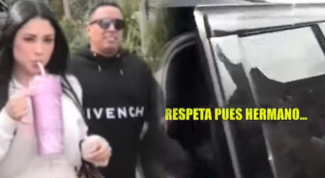 Christian Cueva es grabado con Pamela Franco saliendo de restaurante y enfurece con reportero: ¡Respeta!