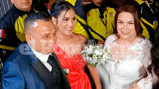 Tony Rosado y Susan Pacheco nervios al llegar a su boda.