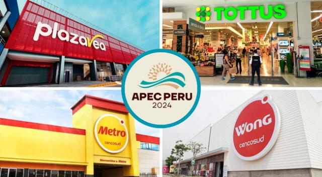 Conoce los horarios de atención de los principales supermercados durante el feriado largo del 14 al 16 de noviembre por el APEC 2024 en Lima y Callao.