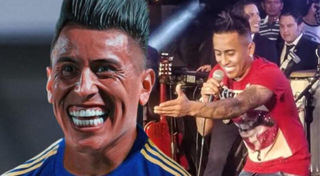 Christian Cueva se lanza como cantante en evento.