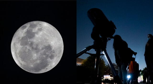 Superluna se podrá observar desde cualquier parte