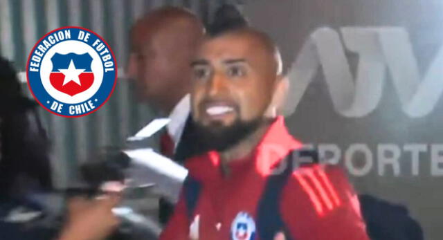 Arturo Vidal casi pierde los papeles con hincha peruano previo al Perú vs Chile.