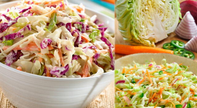 Las deliciosas recetas de ensalada con col que te facilitarán los almuerzos.