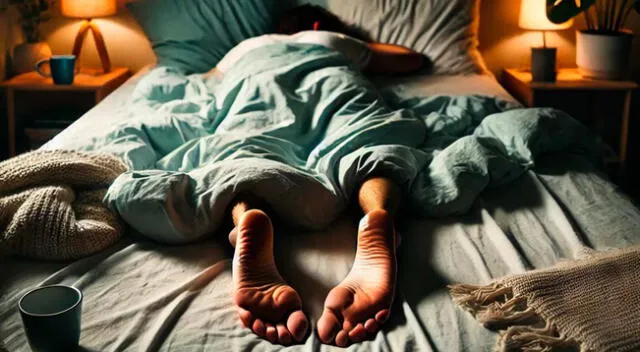 Qué significa dormir con los pies por fuera de las cobijas?