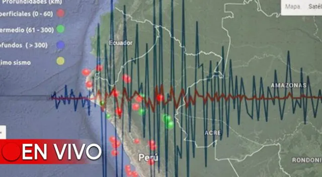 Conoce EN VIVO los temblores que ocurren en el Perú, según IGP.