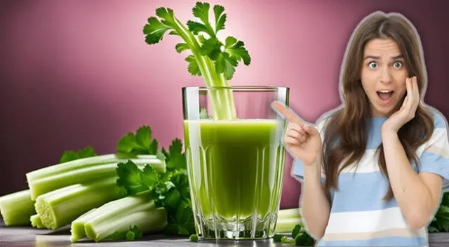 Acelera tu metabolismo y siente la energía renovada con un jugo de apio.