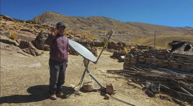 Internet satelital en zonas rurales del Perú