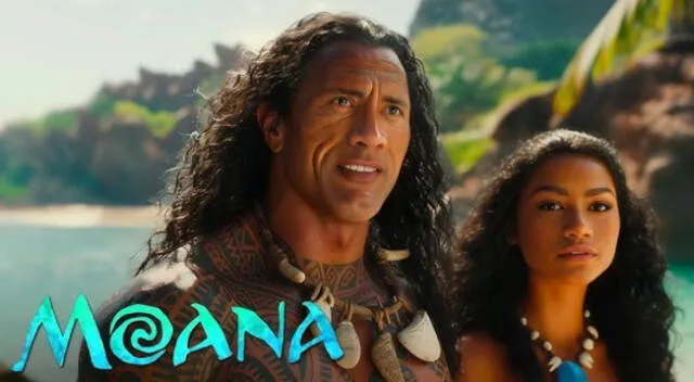 Dwayne Johnson se roba la atención en 'Moana' live action.