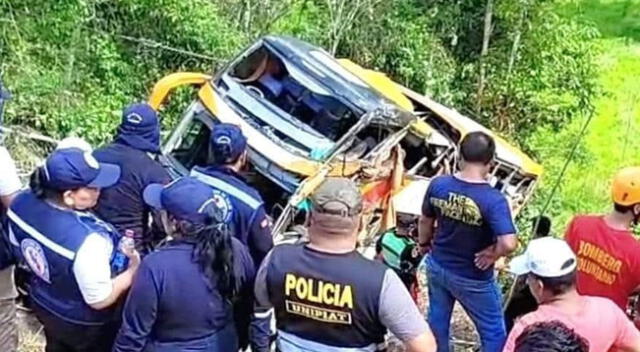 Accidente de vehículo Móvil Bus deja dolor y consternación en Moyobamba y todo el Perú.