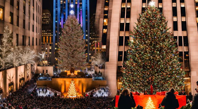 Los habitantes de la Gran Manzana están a la espera del encendido de las luces del árbol de Navidad.