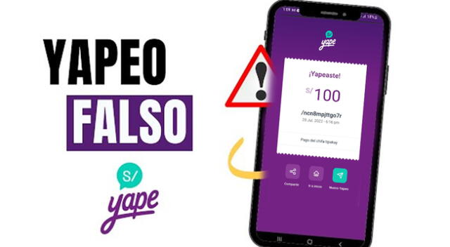 Descubre cómo identificar un Yape falso.