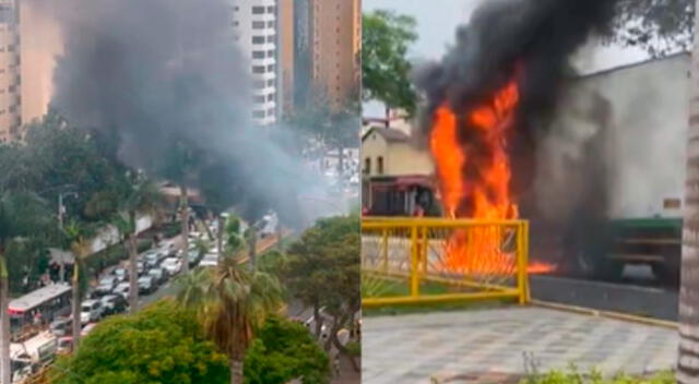 Tráfico se intensifica de San Isidro hacia San Miguel.