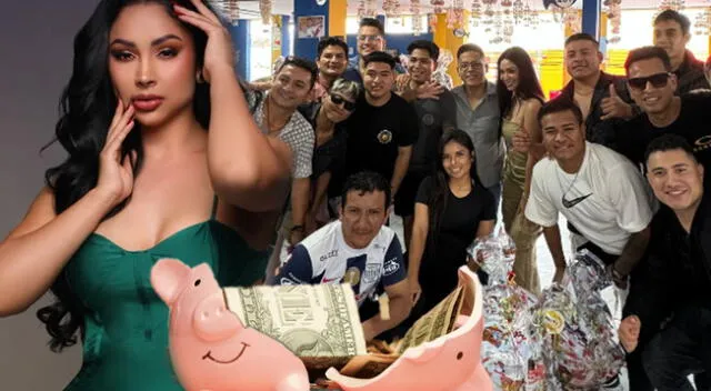 Pamela Franco ROMPE el chanchito y ENGRÍE a toda su orquesta por Navidad: Enormes canastas y más.