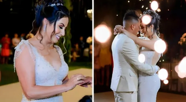 Pamela López decidió usar el vestido de bodas que usó con Christian Cueva en nuevo videoclip musical.