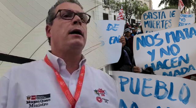 Morgan Quero se le escapó un exabrupto al opinar sobre muertes en protestas.