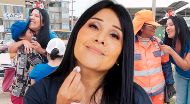 Tula Rodríguez emocionó a varias personas en la calle.