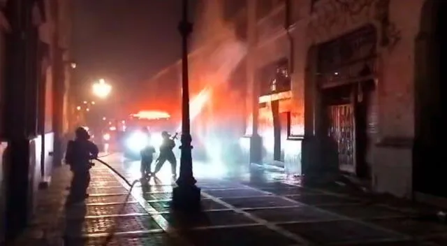 Incendio en el Cercado de Lima se da en un edificio que anteriormente había sufrido un siniestro.