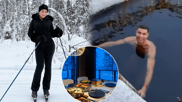 La Navidad 2024 de Georgina Rodríguez y Cristiano Ronaldo en Finlandia.