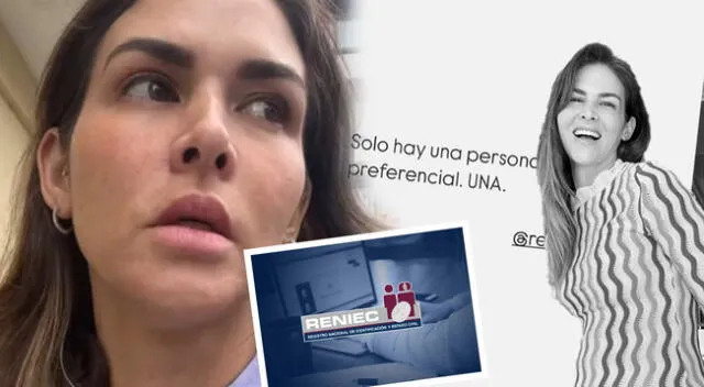 Anahí de Cárdenas INDIGNADA con Reniec por la cola preferencial en pleno estado de embarazo.