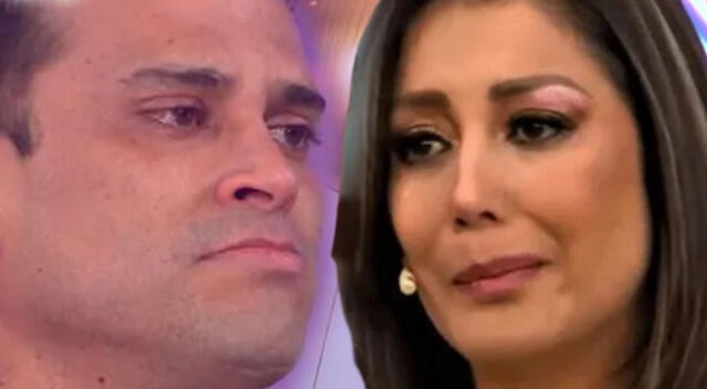 Karla Tarazona y Christian Domínguez preocupados por salud de su 'hijo'.