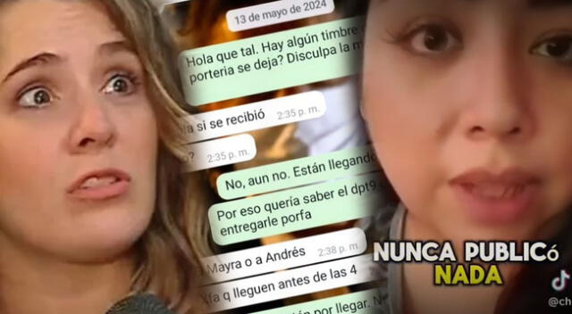 Emprendedora DESMIENTE a Yiddá Eslava tras negarla y MUESTRA CHATS.