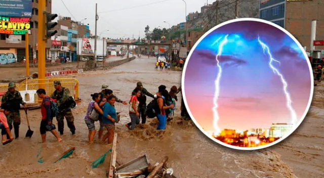 Conoce las regiones que se verán afectadas con las intensas lluvias, según Senamhi.