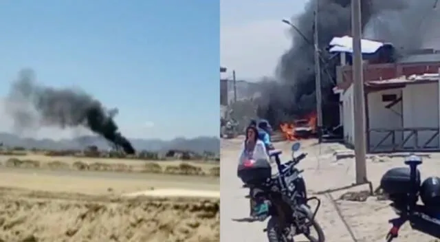 El impacto de una avioneta contra una vivienda en San Bartolo desató un incendio, lo que llevó al Cuerpo General de Bomberos a intervenir de inmediato. El impacto de una avioneta contra una vivienda en San Bartolo desató un incendio, lo que llevó al Cuerpo General de Bomberos a intervenir de inmediato.