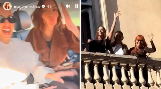 Magaly Medina, Natalie Vértiz y Alondra García Miró DISFRUTAN juntos del Milan Fashion Week Magaly Medina, Natalie Vértiz y Alondra García Miró DISFRUTAN juntos del Milan Fashion Week