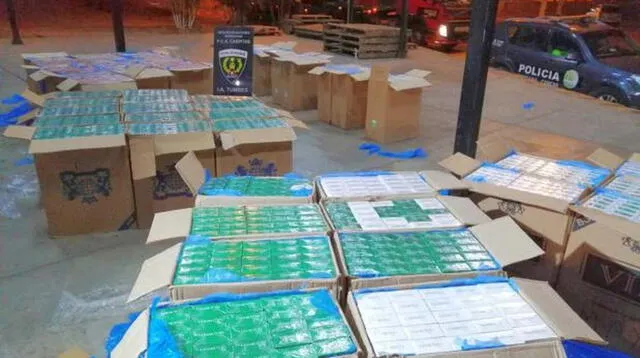 Golpe al contrabando: 5.2 millones de cigarrillos incautados en nueva ruta entre Huanta y Ayacucho. Fuente: Difusión Golpe al contrabando: 5.2 millones de cigarrillos incautados en nueva ruta entre Huanta y Ayacucho. Fuente: Difusión