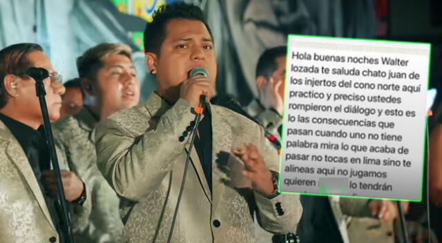 Armonía 10 de Walther Lozada recibió aterroradores mensajes de extorsionadores. Armonía 10 de Walther Lozada recibió aterroradores mensajes de extorsionadores.