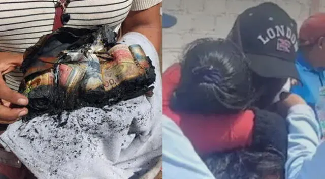 Familia sufrió el incendio de su casa y perdió 50 mil soles. Familia sufrió el incendio de su casa y perdió 50 mil soles.