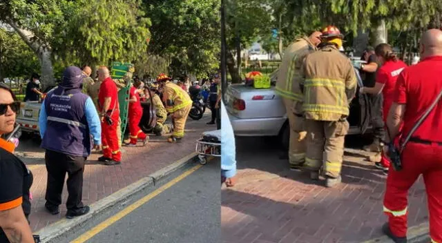 De acuerdo a lo indicado por testigos de la zona, el conductor habría perdido el control y se habría estrellado en el Parque Kennedy en Miraflores. De acuerdo a lo indicado por testigos de la zona, el conductor habría perdido el control y se habría estrellado en el Parque Kennedy en Miraflores.