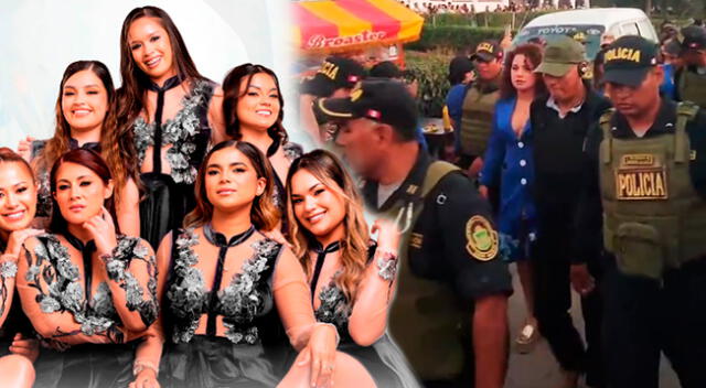 Corazón Serrano recibió resguardo de la policía. Corazón Serrano recibió resguardo de la policía.
