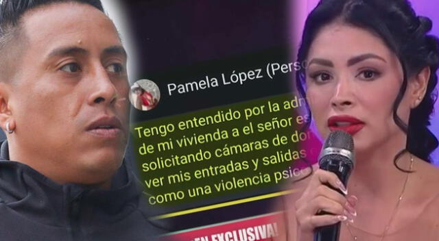 Pamela Franco se PRONUNCIA sobre pedido de Christian Cueva para ver cámaras de casa de Pamela López Pamela Franco se PRONUNCIA sobre pedido de Christian Cueva para ver cámaras de casa de Pamela López