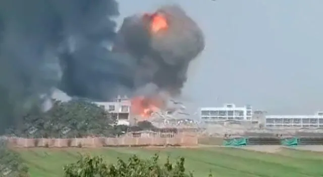 Explosión en Lurín deja al menos 3 fallecidos. Explosión en Lurín deja al menos 3 fallecidos.