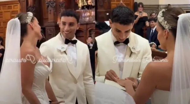 Alejandra Baigorria y Said Palao se casaron en la Iglesia San Pedro. Alejandra Baigorria y Said Palao se casaron en la Iglesia San Pedro.