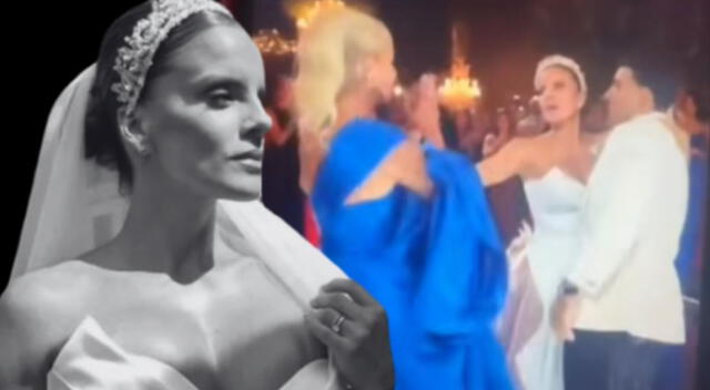 Alejandra Baigorria tiene desaprobado gesto con su madre en su boda. Alejandra Baigorria tiene desaprobado gesto con su madre en su boda.