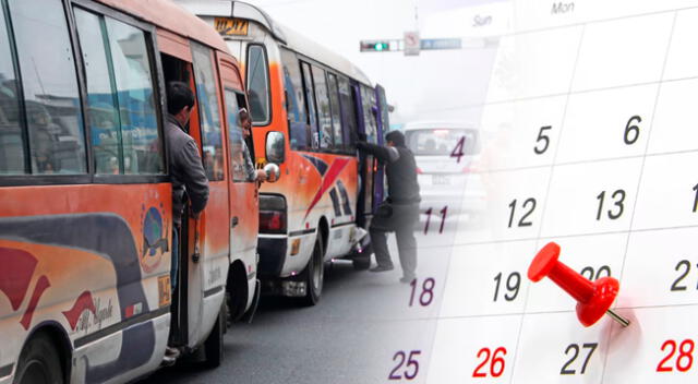 Conoce si declaran feriado o día no laborable este 14 de mayo por el paro de transportistas. Conoce si declaran feriado o día no laborable este 14 de mayo por el paro de transportistas.