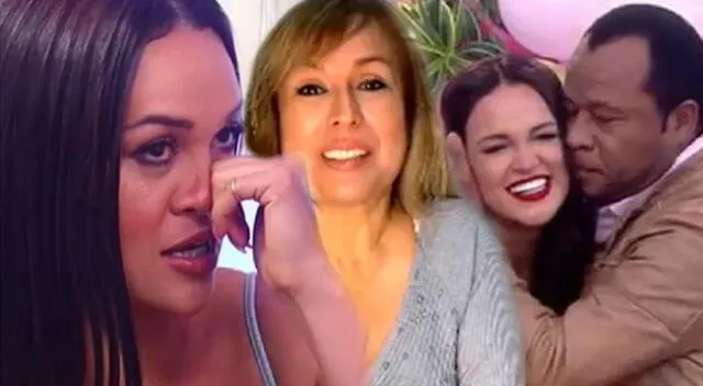 Angie Arizaga se refugia en su bebé tras contar que sus padres se separaron. Angie Arizaga se refugia en su bebé tras contar que sus padres se separaron.