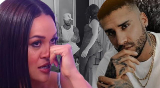 Angie Arizaga sufre fuerte caída tras hacerle un baile sexy a Jota Benz. Angie Arizaga sufre fuerte caída tras hacerle un baile sexy a Jota Benz.