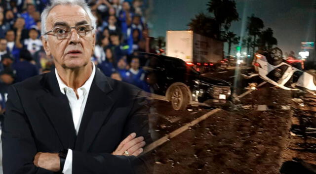 Jorge Fossati PROTAGONIZA accidente de tránsito a la salida de Campo Mar: Auto quedó de cabeza Jorge Fossati PROTAGONIZA accidente de tránsito a la salida de Campo Mar: Auto quedó de cabeza