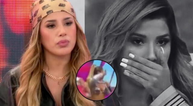 Yahaira Plasencia recibió golpe en la cara y queda dolida. Yahaira Plasencia recibió golpe en la cara y queda dolida.