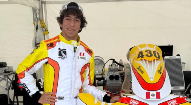 Evald Pérez destacó en su debut en el FIA Karting Academy Trophy