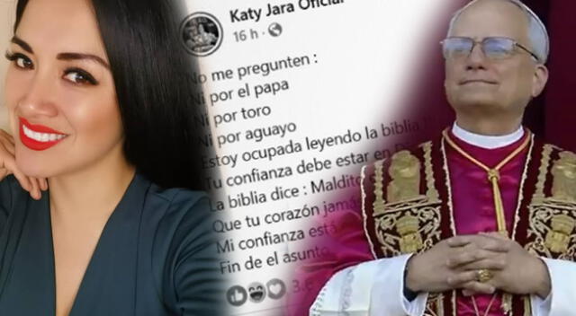 Katy Jara en el ojo de la tormenta por INSENSIBLE opinión sobre el Papa peruano León XIV Katy Jara en el ojo de la tormenta por INSENSIBLE opinión sobre el Papa peruano León XIV