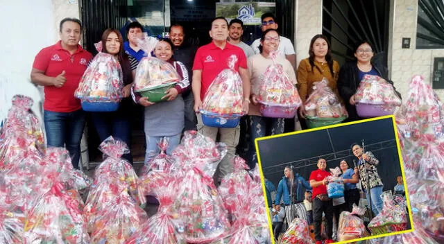 Madres de Los Olivos y Carabayllo celebran su día con entrega de canastas Madres de Los Olivos y Carabayllo celebran su día con entrega de canastas