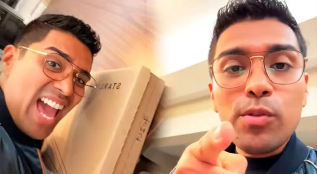 Christian Yaipén se emocionó con su costosa compra. Christian Yaipén se emocionó con su costosa compra.