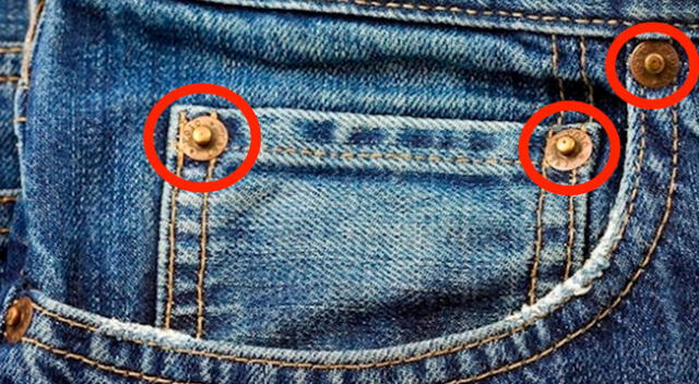 La VERDAD sobre para qué sirven los botones metálicos de los jeans. La VERDAD sobre para qué sirven los botones metálicos de los jeans.