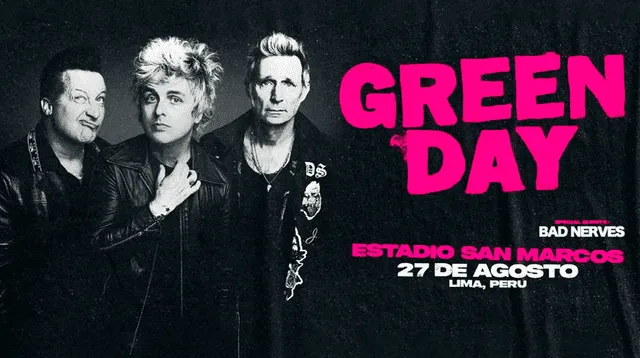 Green Day en Perú 2025: Precios OFICIALES, fecha de preventa y cómo acceder a descuento EXCLUSIVO Green Day en Perú 2025: Precios OFICIALES, fecha de preventa y cómo acceder a descuento EXCLUSIVO