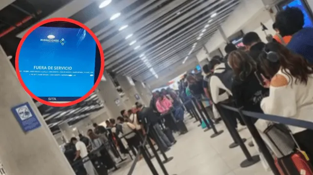 Colapsa Migraciones en nuevo aeropuerto: pasajeros atrapados en interminables filas.